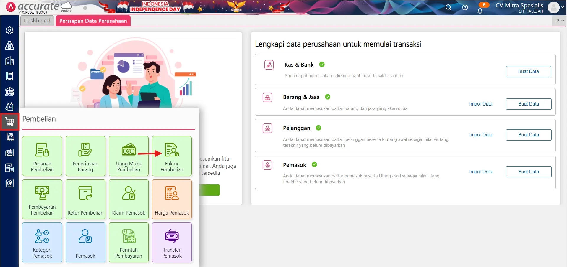 mencatat pembelian dikenakan PPh 21 jasa pribadi